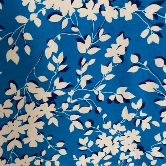 Draper James Blue & White Floral Tank Dress with Ruffle Hem S/M - Picture 5 of 8